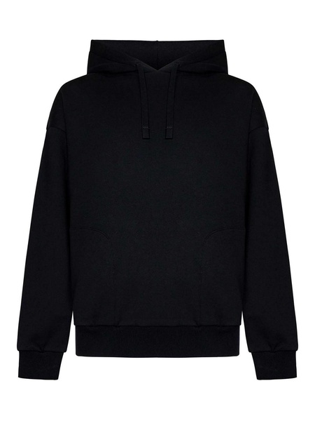 Black Cotton Hoodie