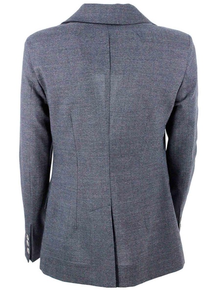 Single-breasted jacket in gray