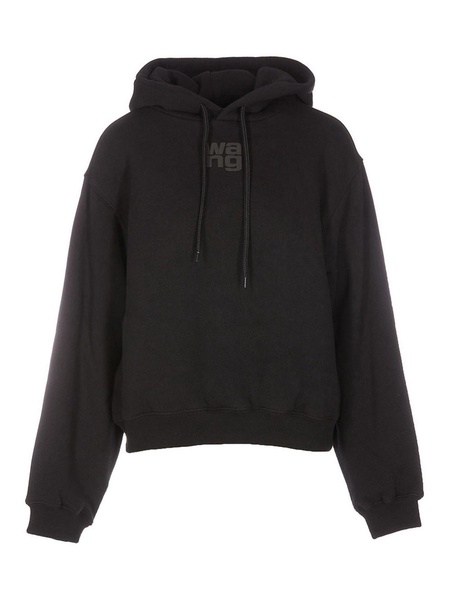 Black cotton sweatshirt
