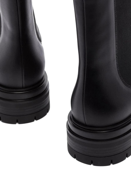 Leather ankle boots