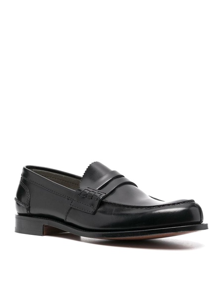Leather loafers