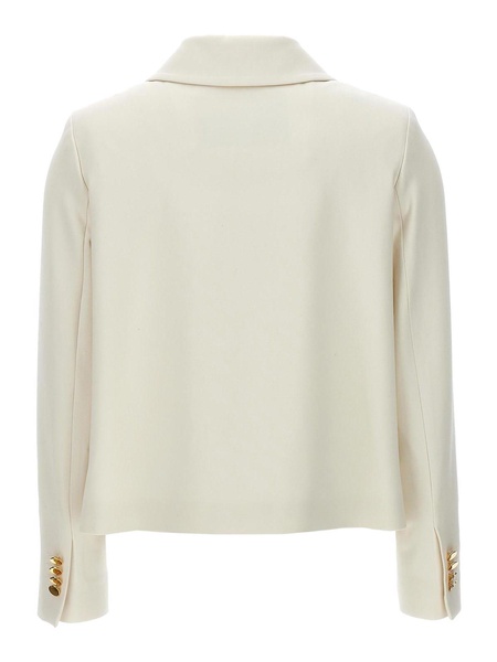 Cropped Double-Breasted Jacket