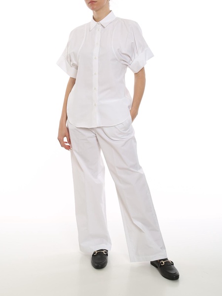 Poplin trousers