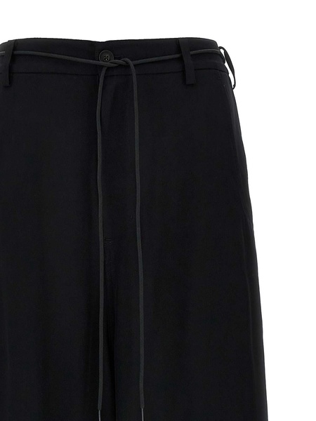 Rayon Twill Wide Pants