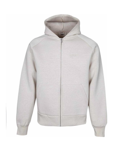 Unisex cream colored neoprene sweatshirt