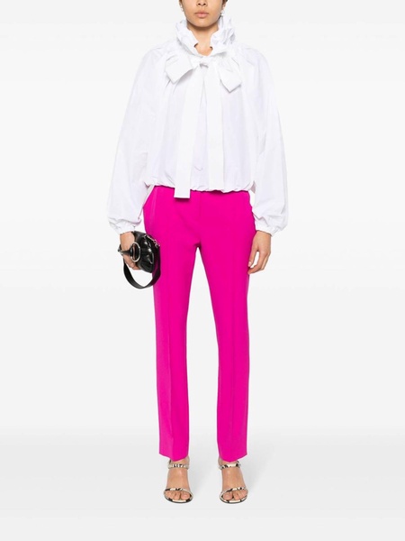 Blouse with ruffles