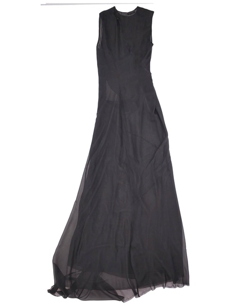 Leah Long Asymmetric Sleeveless Dress
