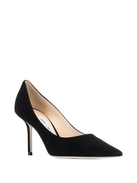 Love 85 black suede pumps