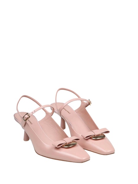 Ophelia Slingback In Pink Leather