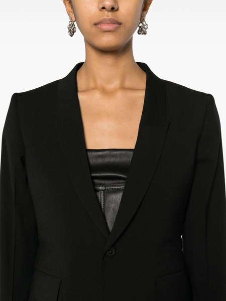 Wool Single-Breasted Blazer