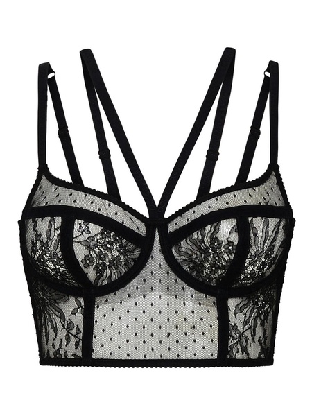 Black lace top