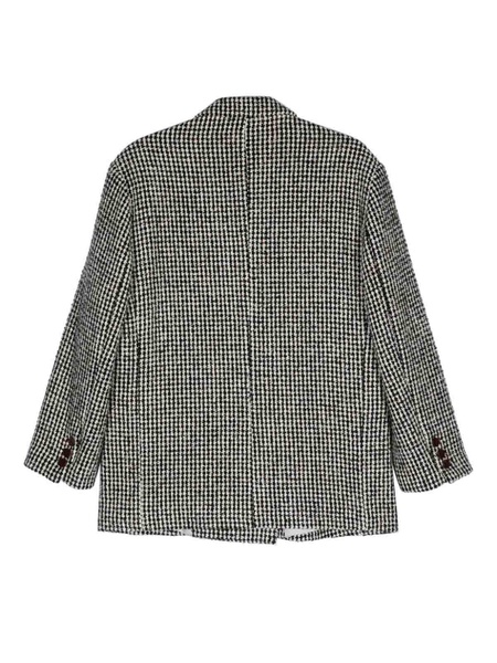 Wool Blend Double-Breasted Coat