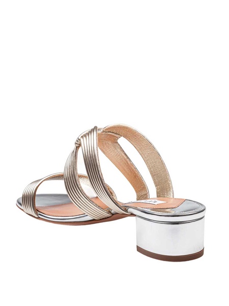 Esencia 35 mule in laminated leather