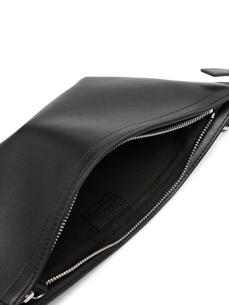 Medium logo-print belt bag black
