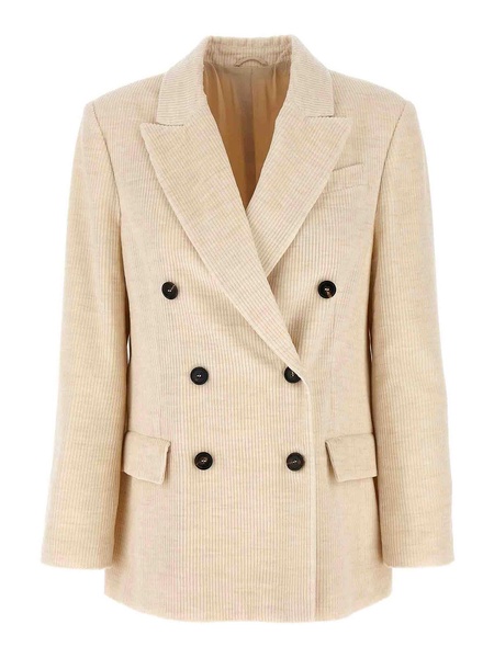Ribbed Velvet Blazer