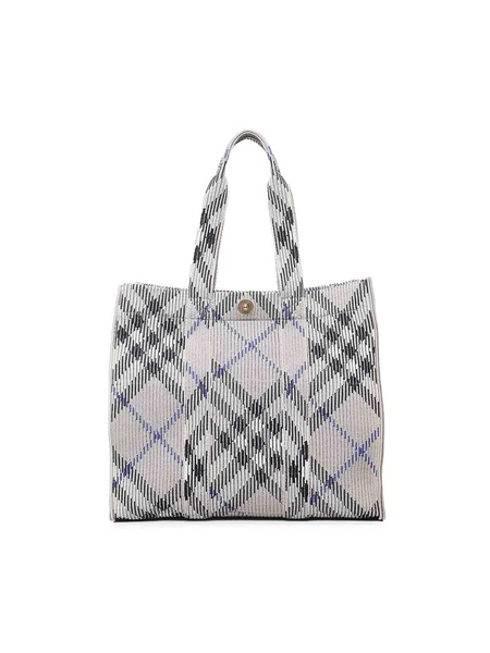 Tote Bag In Vintage Check Print