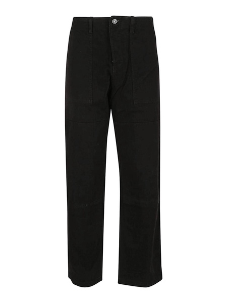 Cross cotton straight pants