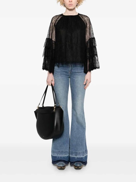 Delia Ruffled Tunic Top