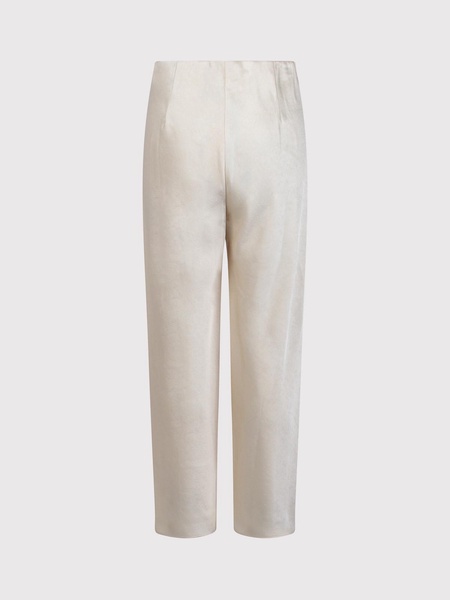 Fluid satin trousers