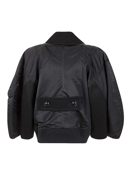 Wool melton twill jacket