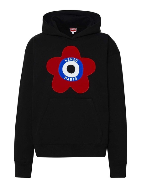 Flower hooded sweatshirt
