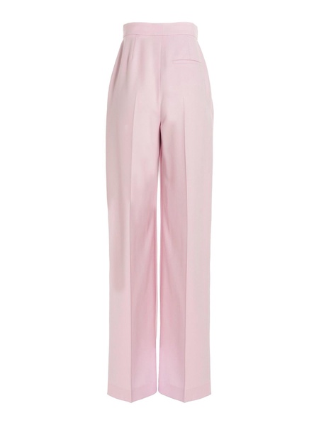 Pants with front pleat