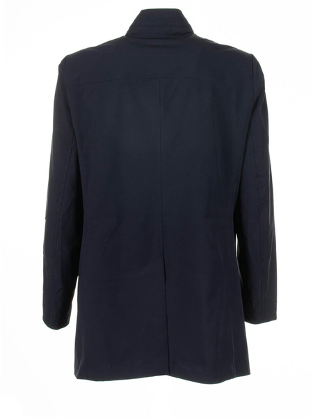 Long Navy Blue Trench Coat