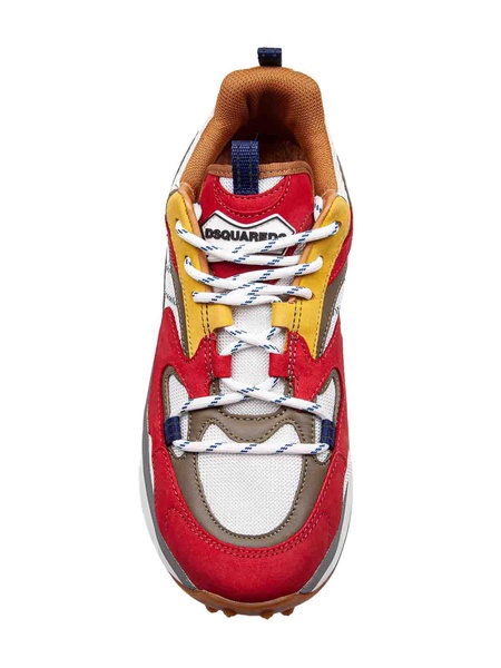 Bubble Sneakers In Multicolor Suede And Mesh