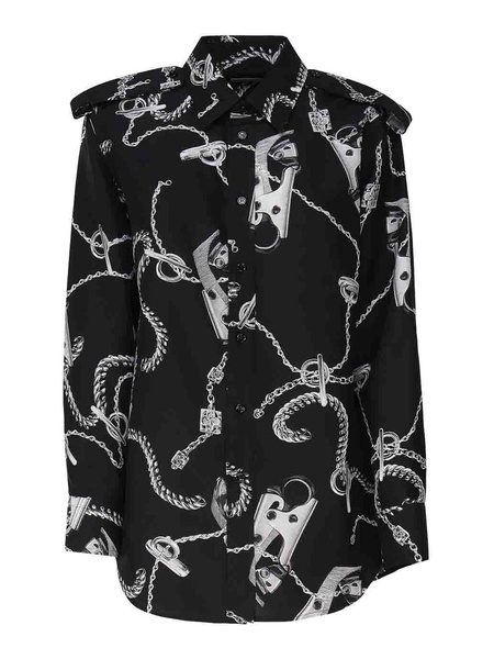 Silk Shirt With Knight Pattern