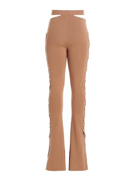 Cut-out laces pants