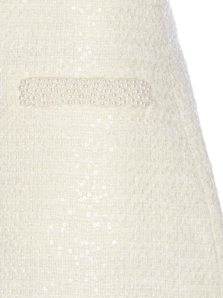 Boucle Pearl Mini Skirt