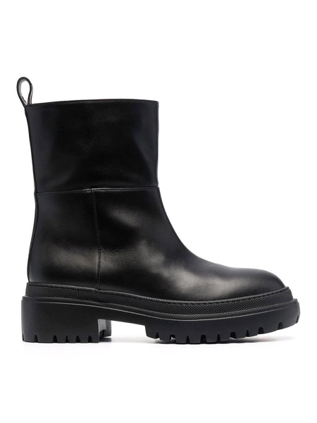 Lautre Chose Ankle-Length Leather Boots