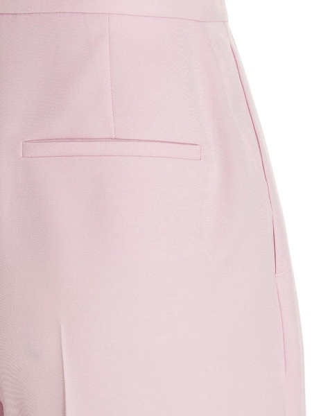 Pants with front pleat