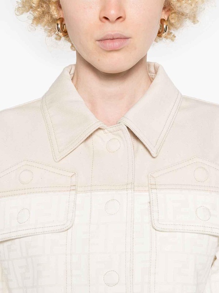Jacket White Denim