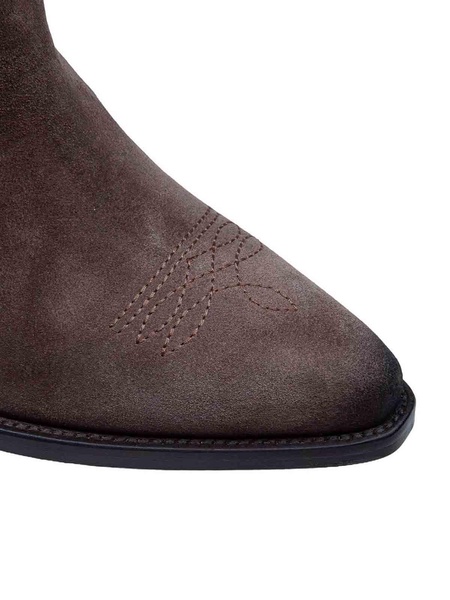 Camperos Boot In Brown Suede