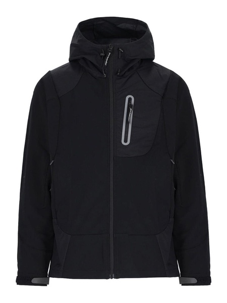 Hooding technical jacket