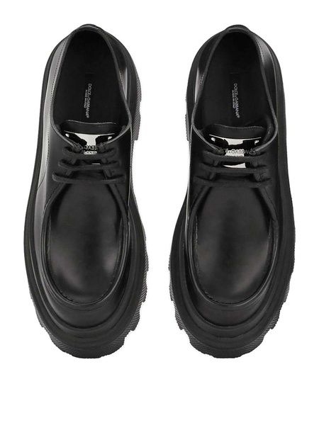 Lug-Sole Derby Shoes