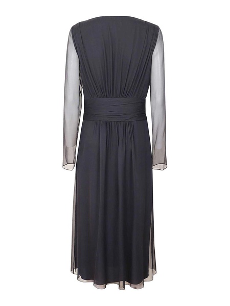 V-neck chiffon dress
