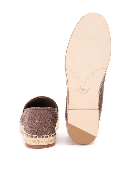 Leather espadrilles