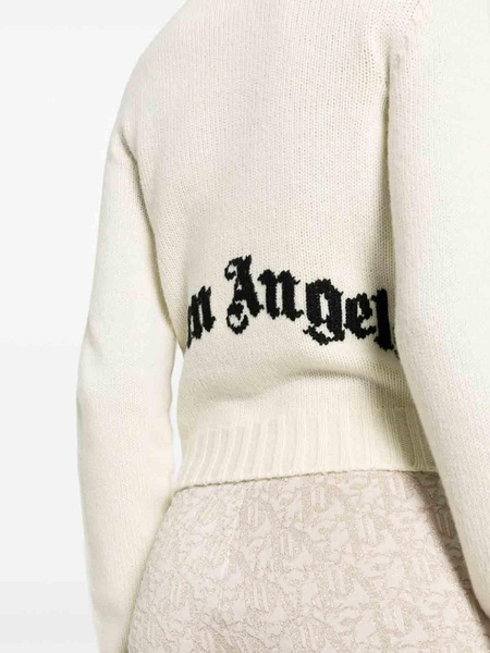 Logo wool blend sweater