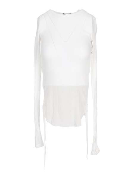 Cropped Long Sleeve Top