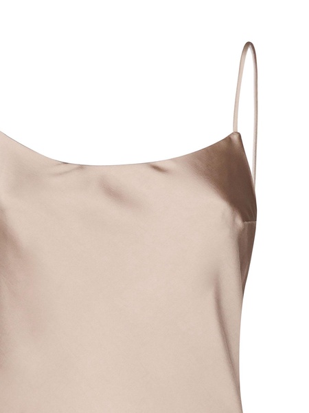 Dress With Back Drape