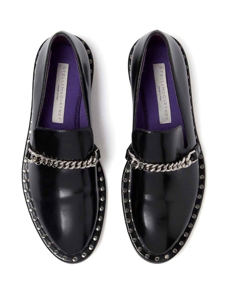 falabella chain-link detailing loafers