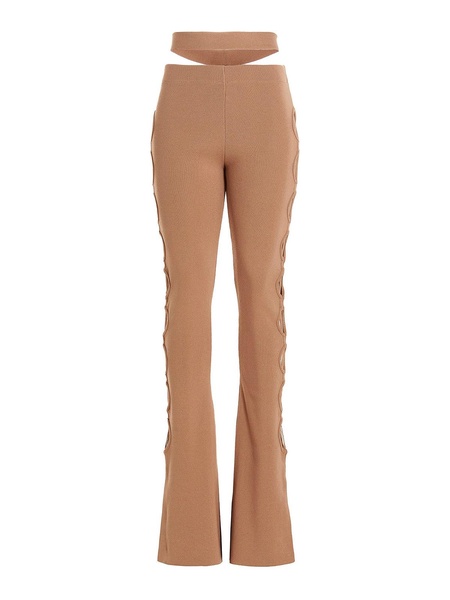 Cut-out laces pants