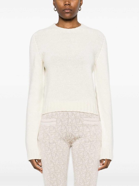 Logo wool blend sweater