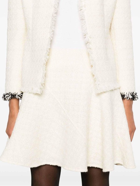 Wool Ruffled Skirt