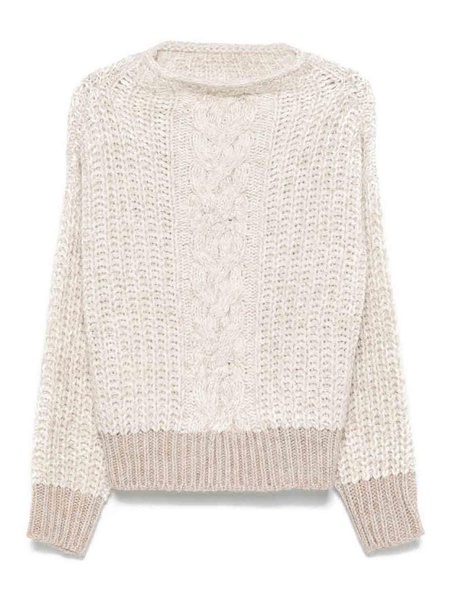 Knitted Sweater In Wool Blend
