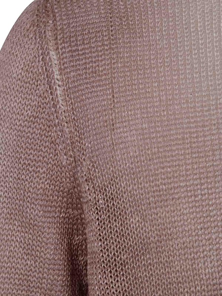 Gradient Effect Round Neck Pullover