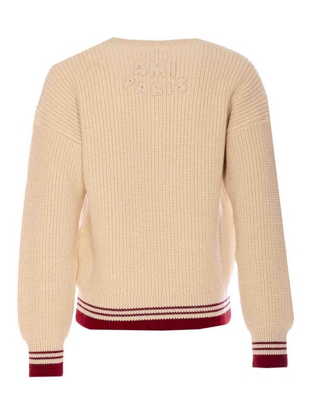Ami Paris Ribbed Sweater