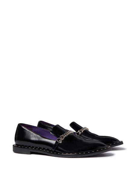 falabella chain-link detailing loafers